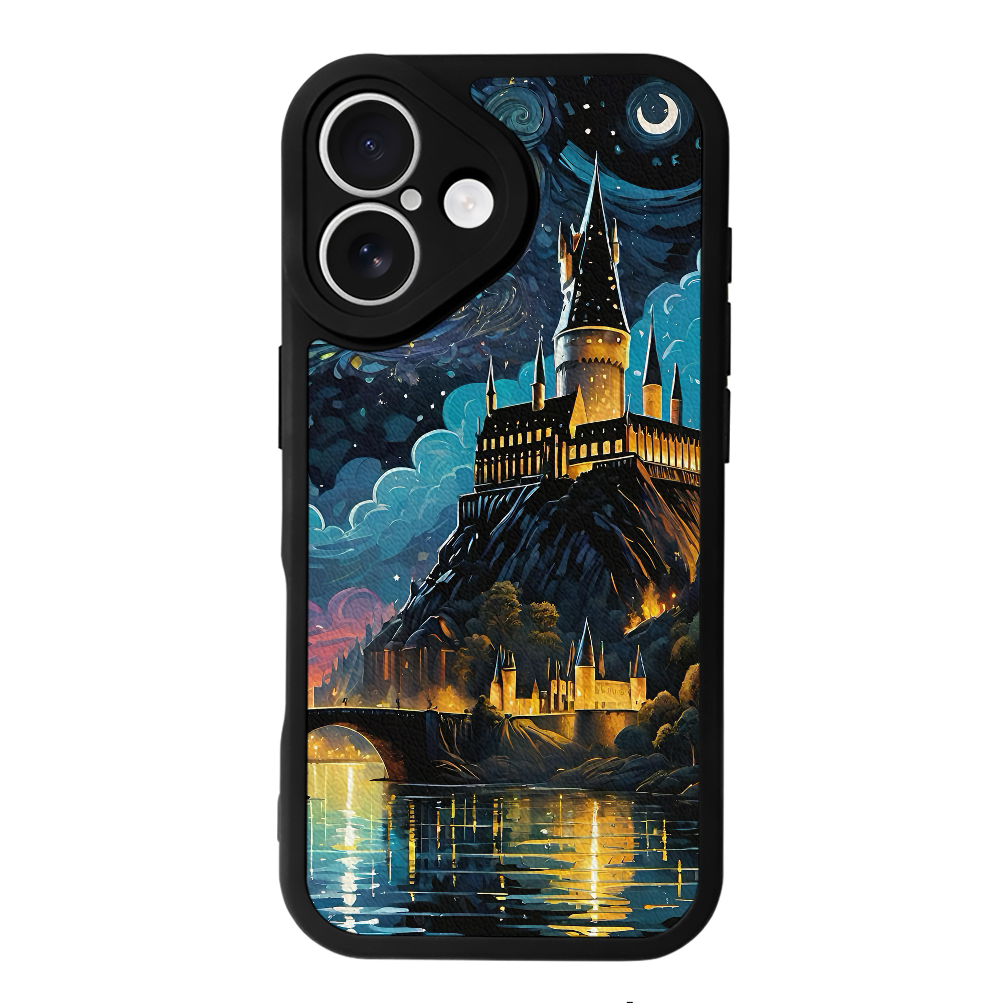 （画像用） Harry Potter ハリー・ポッターシリーズ 【iPhone 16シリーズ対応】シリコンスマホケース（レザー調） 材質：シリコン